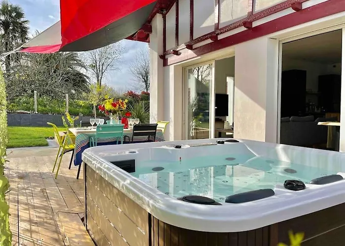 Haurren Zoriona - Maison Basque Moderne Climatisee Avec Jacuzzi