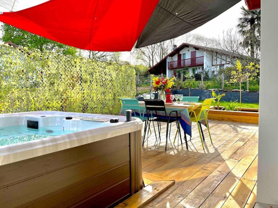 Haurren Zoriona - Maison Basque Moderne Climatisee Avec Jacuzzi *
